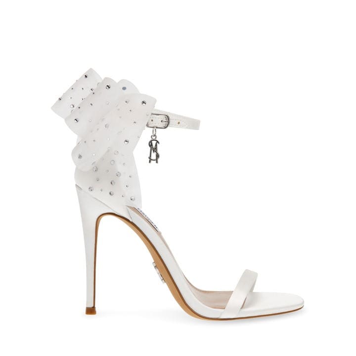 Steve Madden Women's White Nikole 115 Sandals in Size 6, Sports Direct