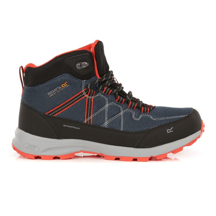 Regatta Men's Black Samaris Lite Waterproof & Breathable Walking Boots Size 10