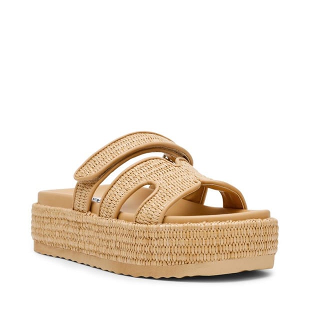 Nat Raffia - Steve Madden - Women's Flatform Sandals