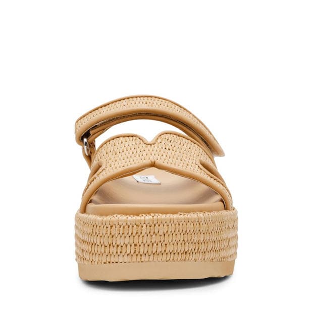 Nat Raffia - Steve Madden - Women's Flatform Sandals