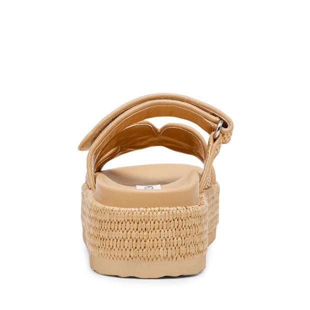 Nat Raffia - Steve Madden - Women's Flatform Sandals
