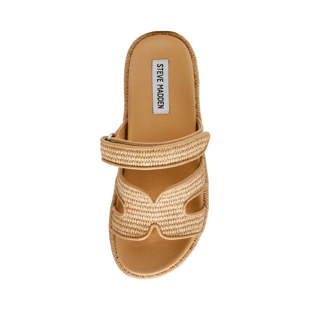 Nat Raffia - Steve Madden - Women's Flatform Sandals