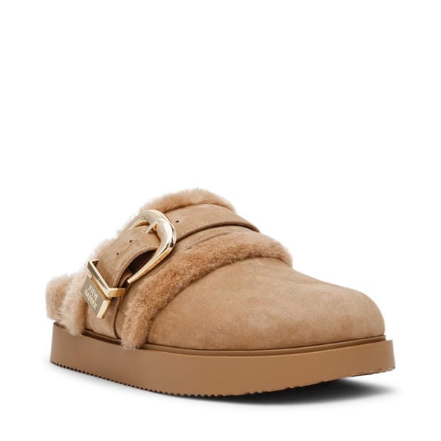 Tan Suede - Steve Madden - Madden Cozy Up Mule Ld99