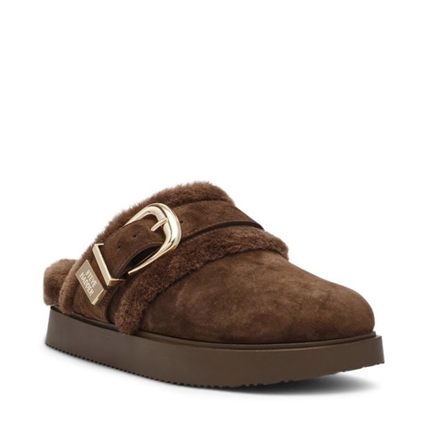 Brown Suede - Steve Madden - Madden Cozy Up Mule Ld99