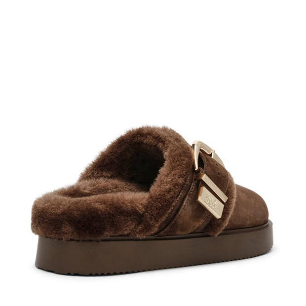 Brown Suede - Steve Madden - Madden Cozy Up Mule Ld99