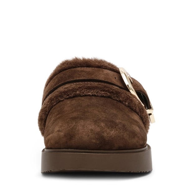 Brown Suede - Steve Madden - Madden Cozy Up Mule Ld99