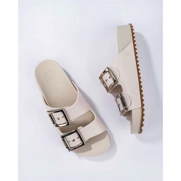 White - Zaxy - Women's Flat Sandals