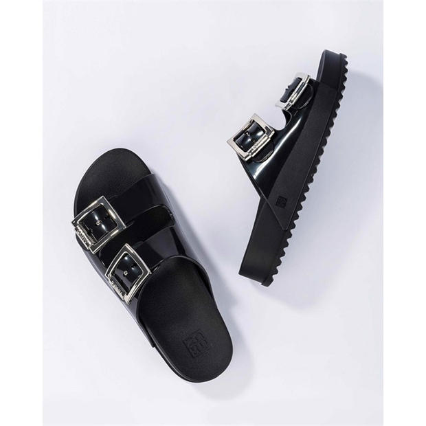 Black - Zaxy - Women's Flat Sandals