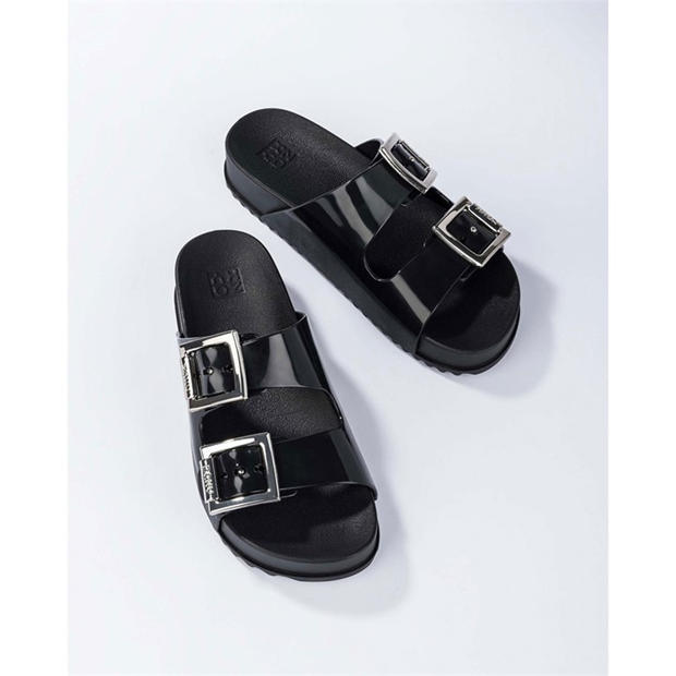 Black - Zaxy - Women's Flat Sandals