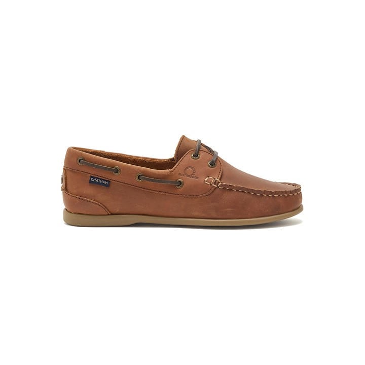 Chatham Women's Brown Boat Shoes in Size 5, Sports Direct
