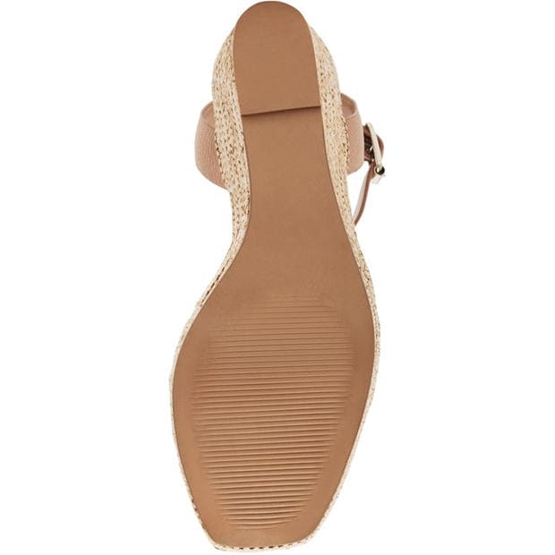 Tan Leather - Steve Madden - Women's Wedge Heel Sandals