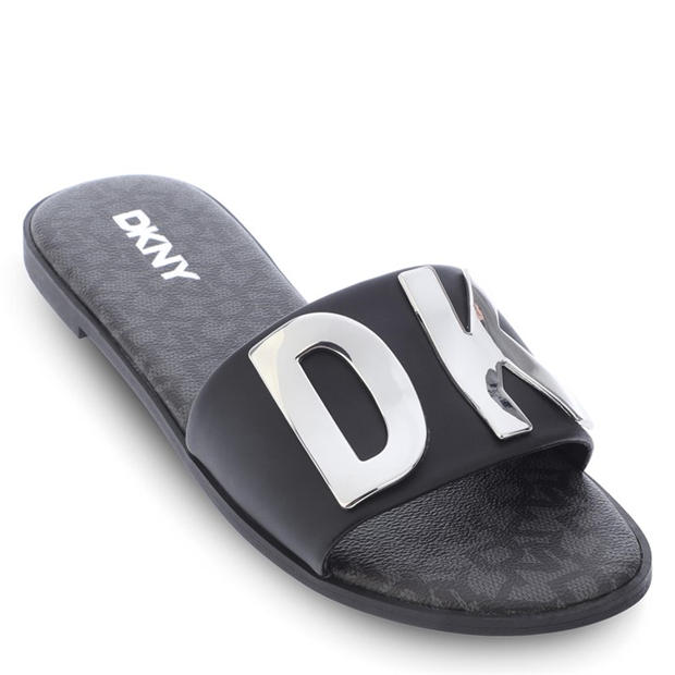 Black - DKNY - Women's Wanda 2 Flat Sandal
