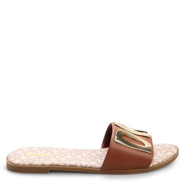 Cognac - DKNY - Women's Wanda 2 Flat Sandal