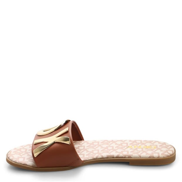 Cognac - DKNY - Women's Wanda 2 Flat Sandal