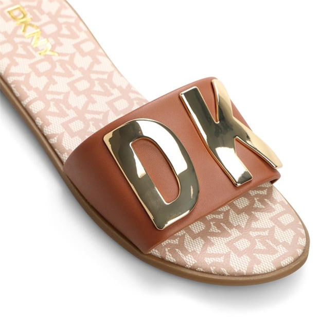 Cognac - DKNY - Women's Wanda 2 Flat Sandal