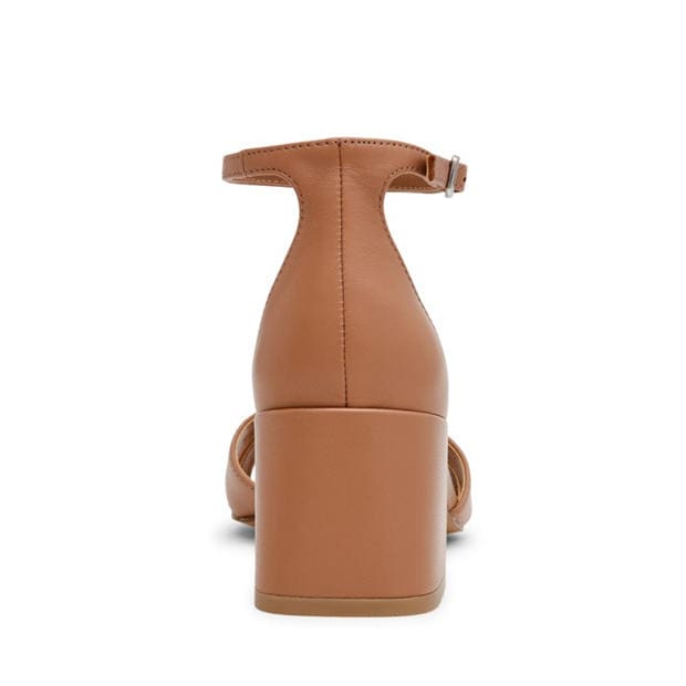 Tan Leather - Steve Madden - Women's Heeled Sandals