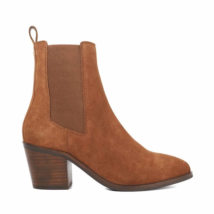 Dune London Women's Beige Pasil Boots in Size 3, Sports Direct