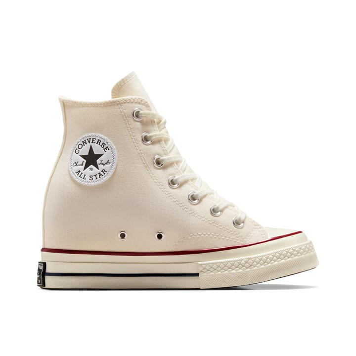 Converse Women's White Chuck 70 Wedge Heeled Sandals in Size 7.5, Sports Direct