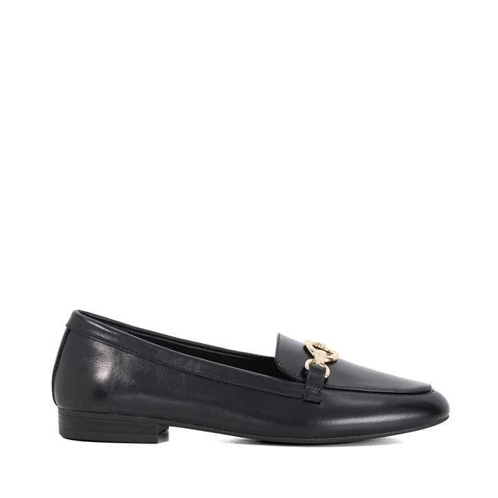 Dune London Women's Black Gladia Loafers in Size 4, Sports Direct