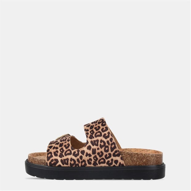 Leopard - Biba - Two Strap Sandals