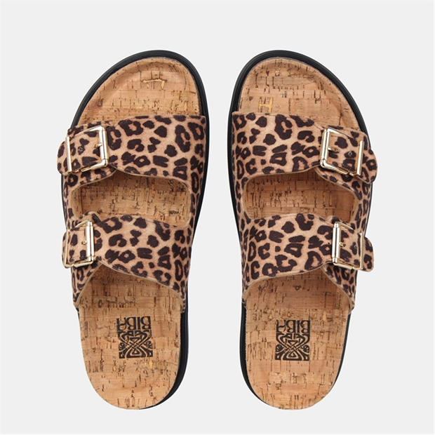 Leopard - Biba - Two Strap Sandals