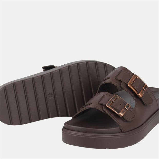 Brown - Biba - Two Strap Sandals