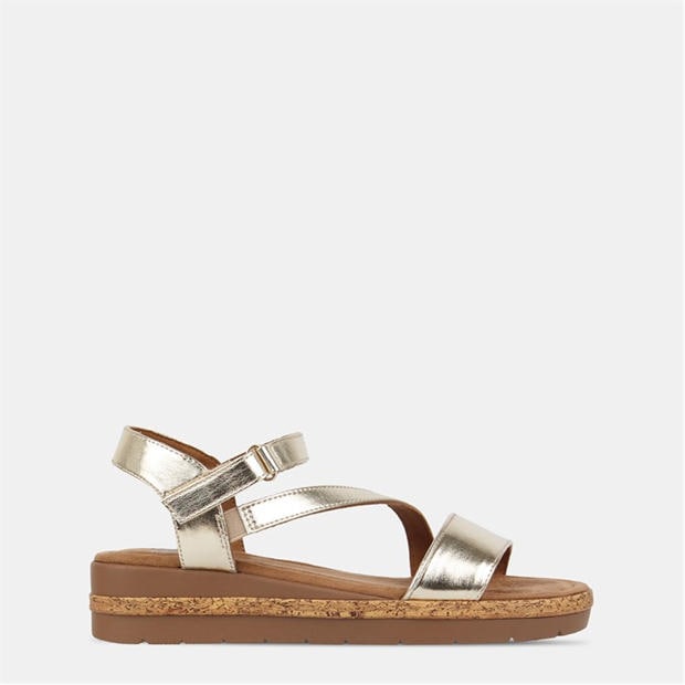 Gold - Biba - Biba Wedge Sandal Womens