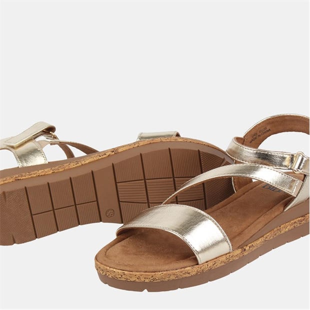 Gold - Biba - Biba Wedge Sandal Womens