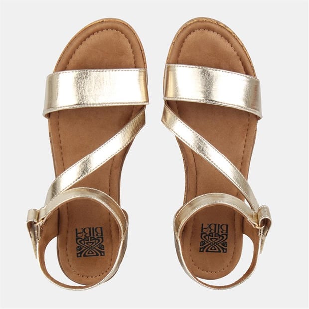 Gold - Biba - Biba Wedge Sandal Womens