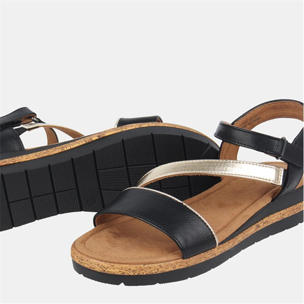 Black - Biba - Biba Wedge Sandal Womens