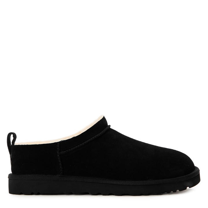 Ugg Men's Black Classic Micro Snug Boots in Size 11, Sports Direct