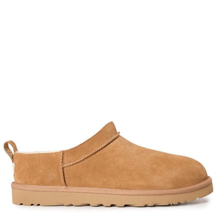 Ugg Men's Beige Classic Micro Snug Boots in Size 9, Sports Direct