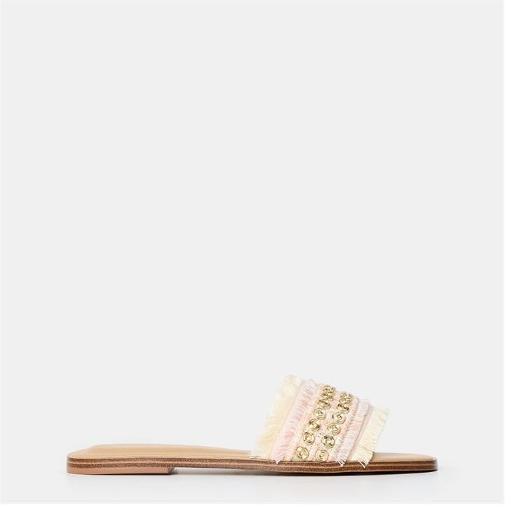 Aldo Women's Neutral Nalani Flat Sandals in Size 7, Sports Direct