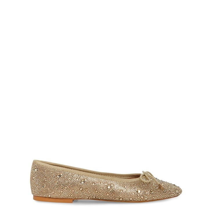Steve Madden Women's Gold Blossoms Ballet Pumps in Size 4, Sports Direct