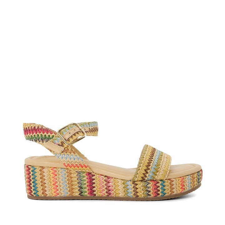 Dune London Women's  Lazer Flatform Sandal in Size 4, Sports Direct