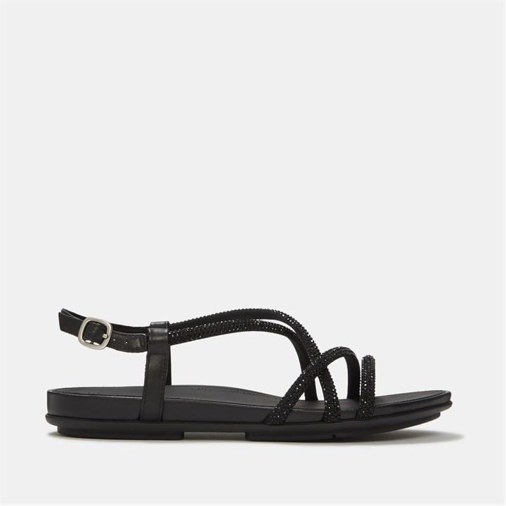 Fitflop Women's Black Gracie Crystal Sandals in Size 7, Sports Direct