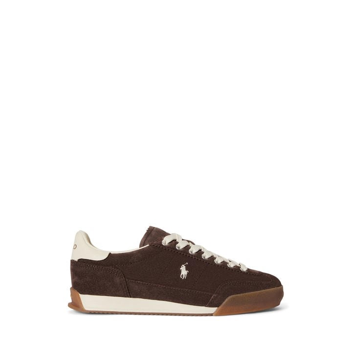 Polo Ralph Lauren Women's Brown Hester Trainer in Size 6, Sports Direct