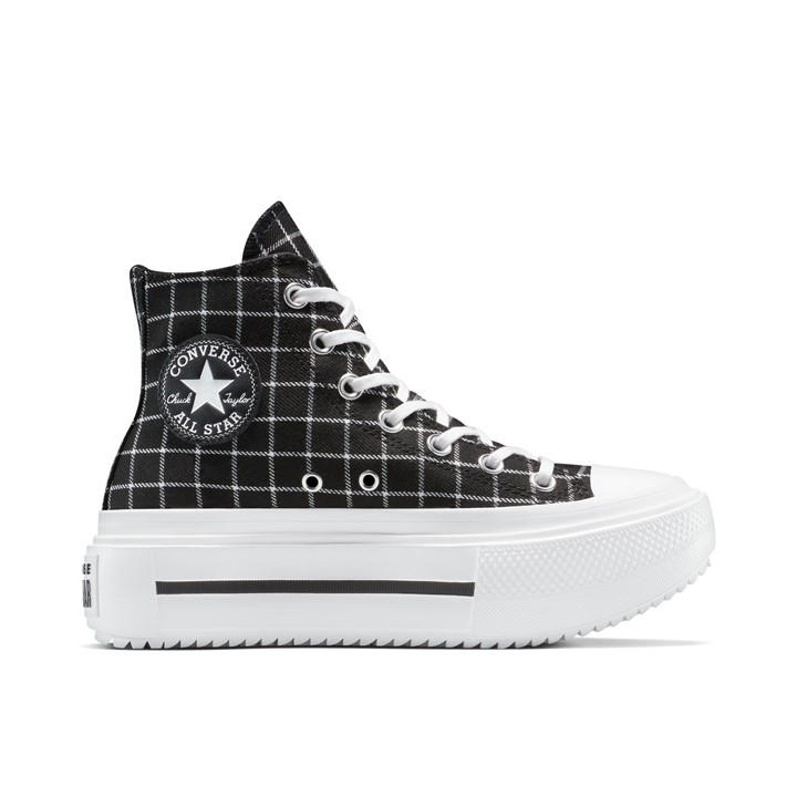 Converse Women's Black Chuck Taylor All Star Lif Platform Trainers in Size 4.5, Sports Direct