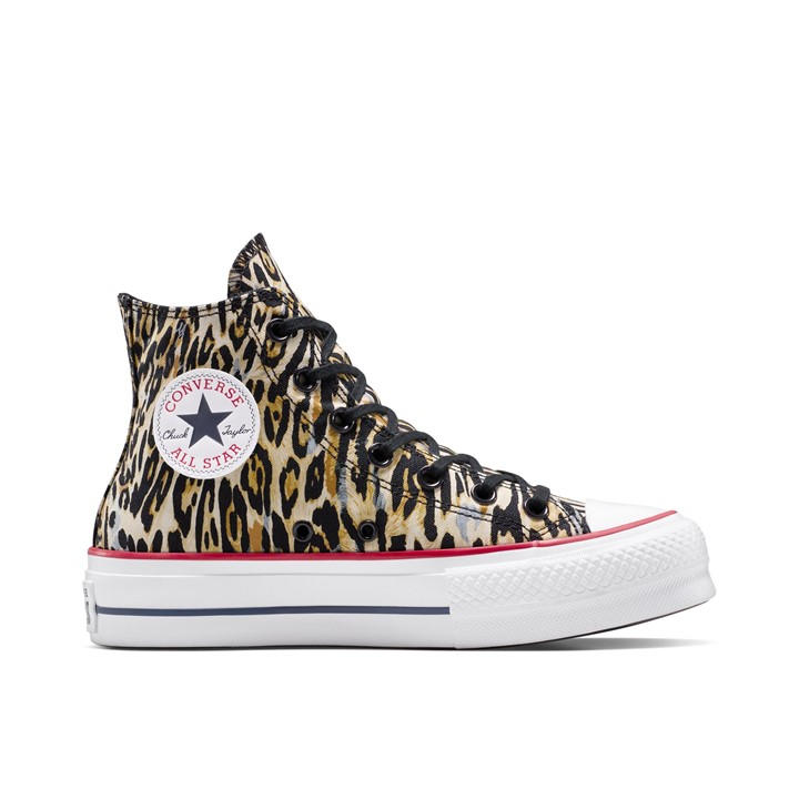 Converse Women's Black Chuck Taylor All Star Lif Platform Trainers in Size 5.5, Sports Direct