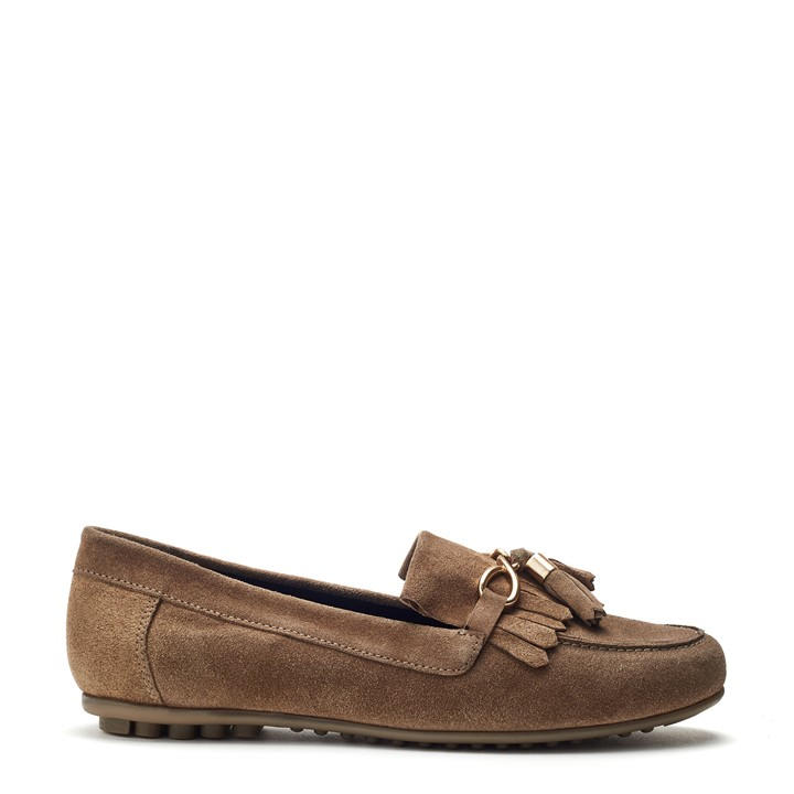 Moda In Pelle Women's Beige Essana Loafer Size 6