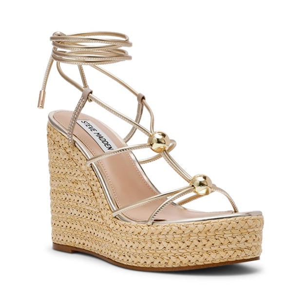 Gold - Steve Madden - Women's Wedge Sandals