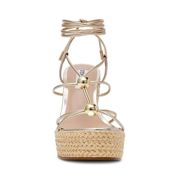 Gold - Steve Madden - Women's Wedge Sandals
