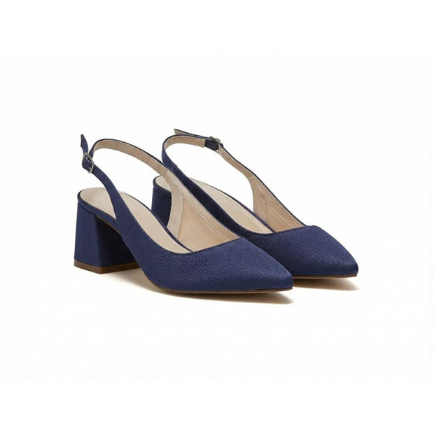 Mid Navy - Rainbow - Women's Block Court Shoes