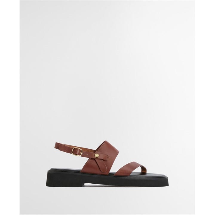 Barbour Women's Brown Dakota Sandal in Size 5, Sports Direct