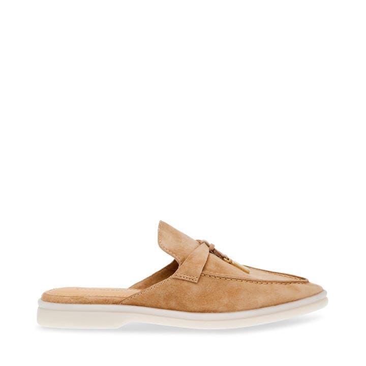 Steve Madden Women's Beige Flat Mules in Size 7, Sports Direct
