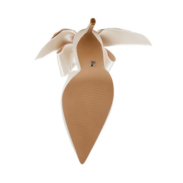 Ivory Satin - Steve Madden - Women's Stiletto Court Shoes