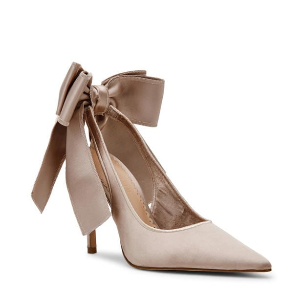Taupe - Steve Madden - Women's Stiletto Court Shoes