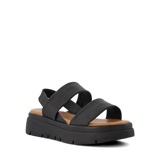 Black - Dune London - Dune London Location Padded Flatform Sandals