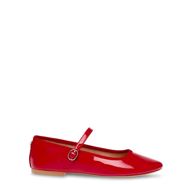 Steve Madden Women's Red Vinetta Ballet Pumps in Size 4, Sports Direct