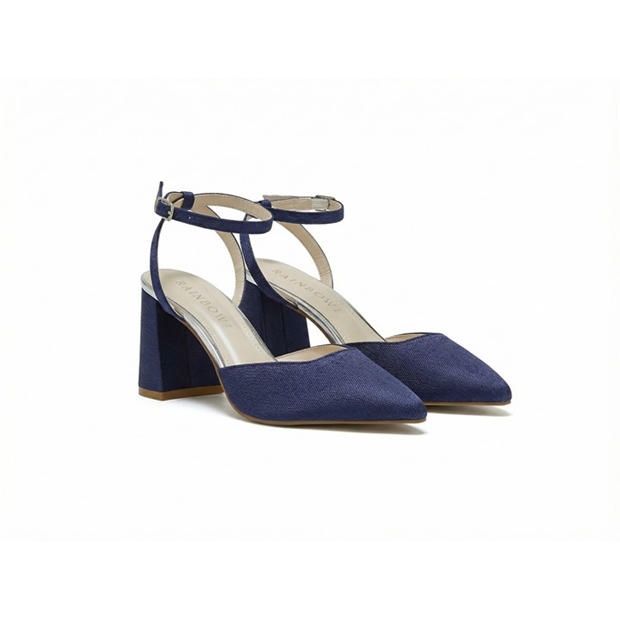 Mid Navy - Rainbow - Women's Block Court Shoes